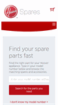 Mobile Screenshot of hooverspares.co.uk